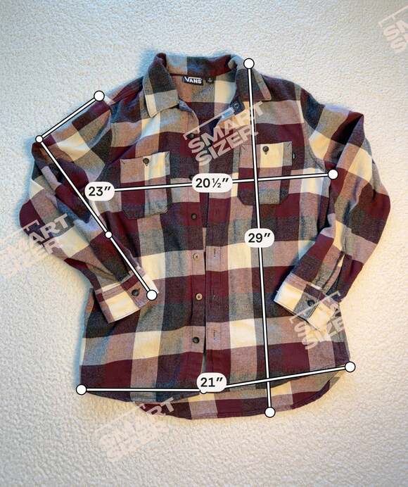 Vans Box Flannel Catawba Buttondown L/S Shirt Grape/Antique White - Picture 4 of 6